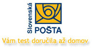 Slovenská pošta a.s. Vám test doručila až domov